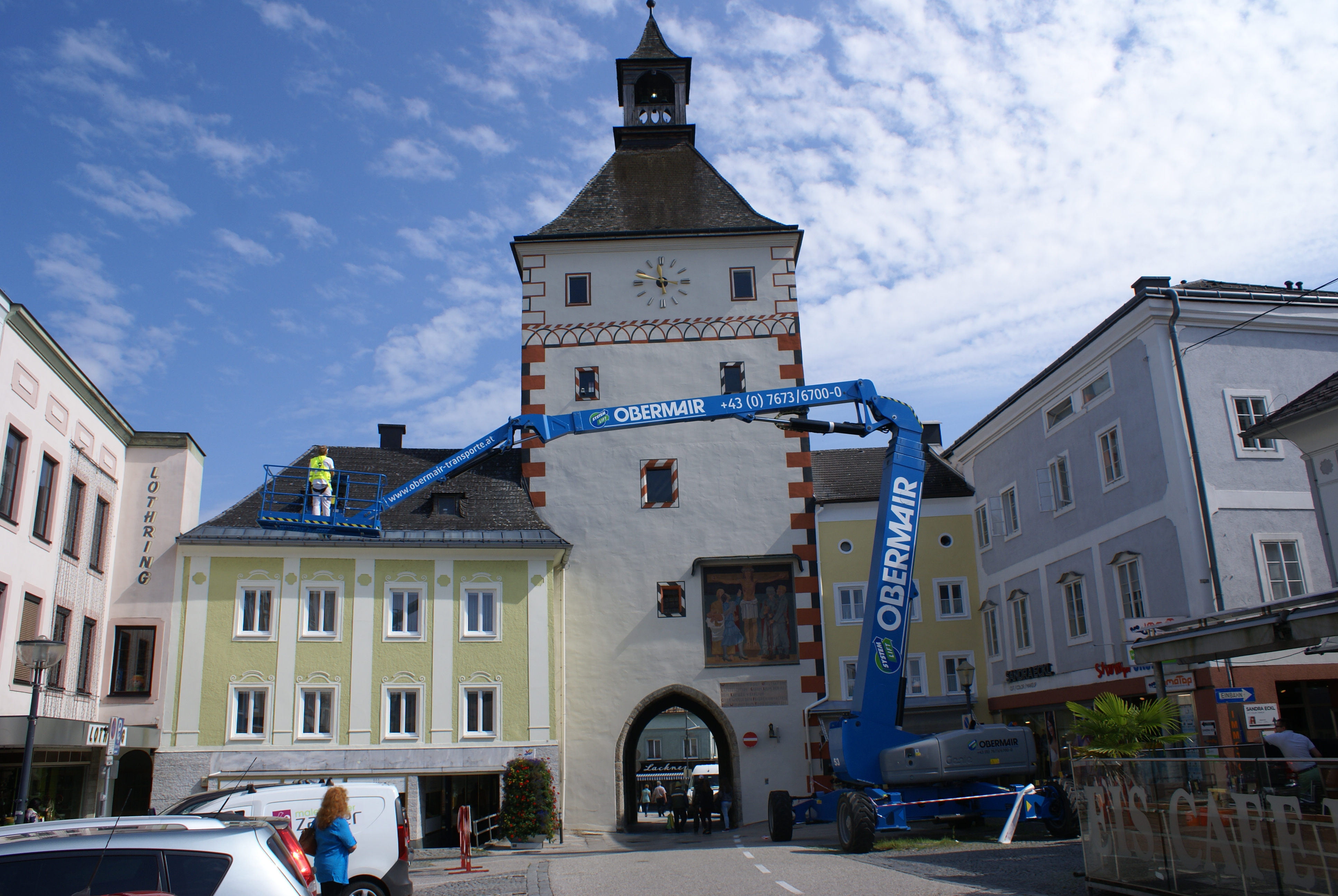 Arbeitsbühnen mieten, Hebebühnen Vermietung